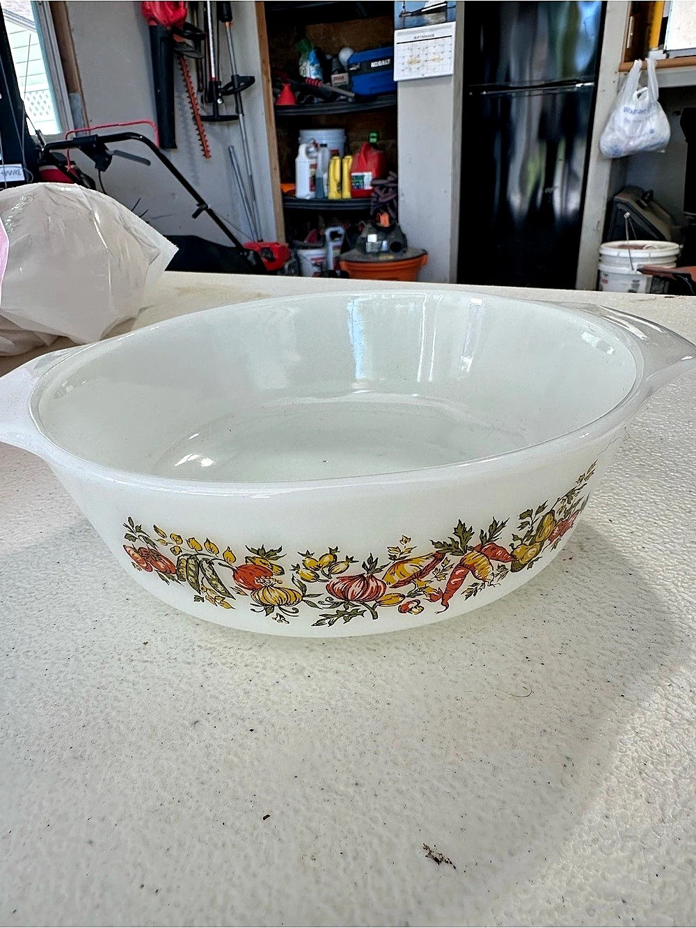 CorningWare Spice of Life Oval Casserole Dish Set White & Yellow